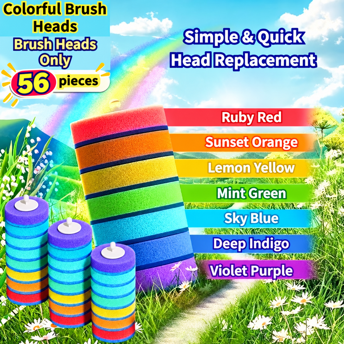 Every.Day.Needs™ Disposable Toilet Brush Refill Heads