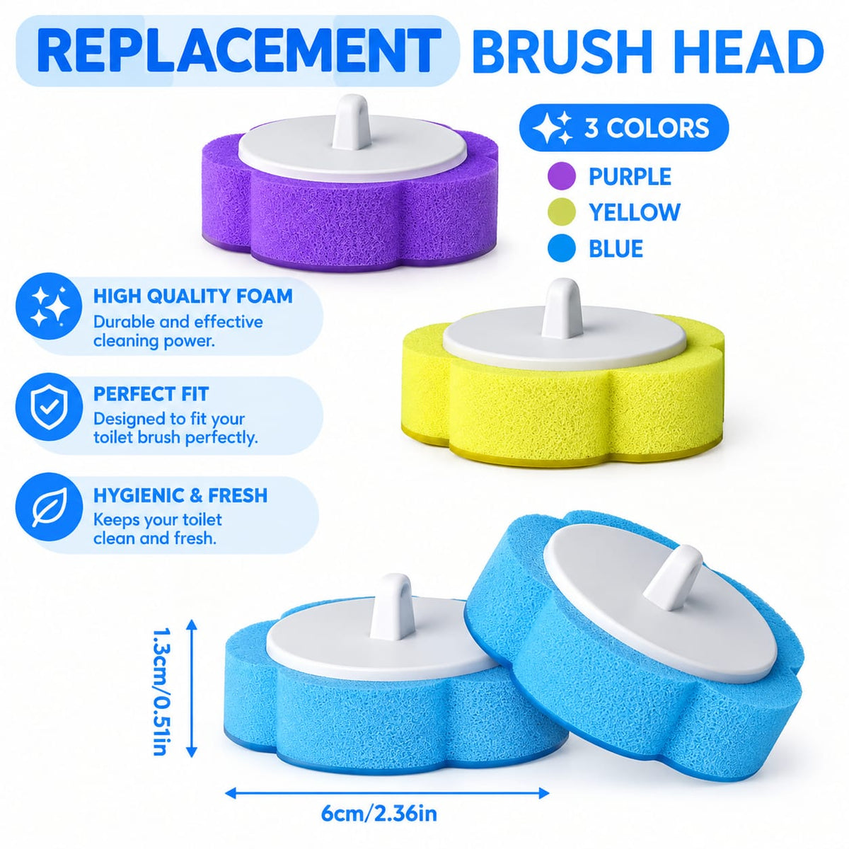 EveryDayNeeds™ PureSweep Disposable Toilet Brush