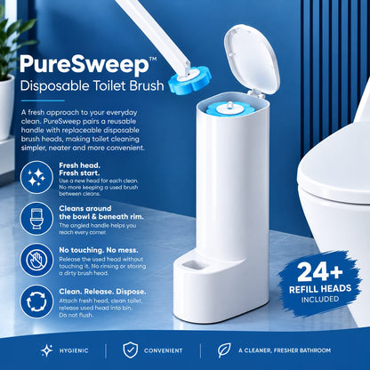 EveryDayNeeds™ PureSweep Disposable Toilet Brush